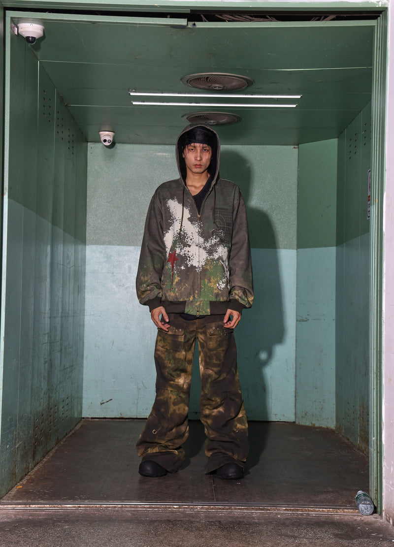 Wasteland Washout Camo Cargo Pants