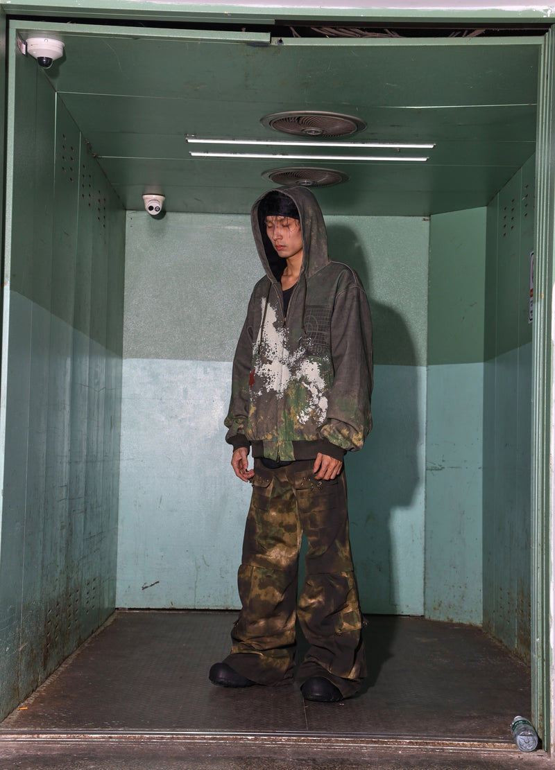 Wasteland Washout Camo Cargo Pants