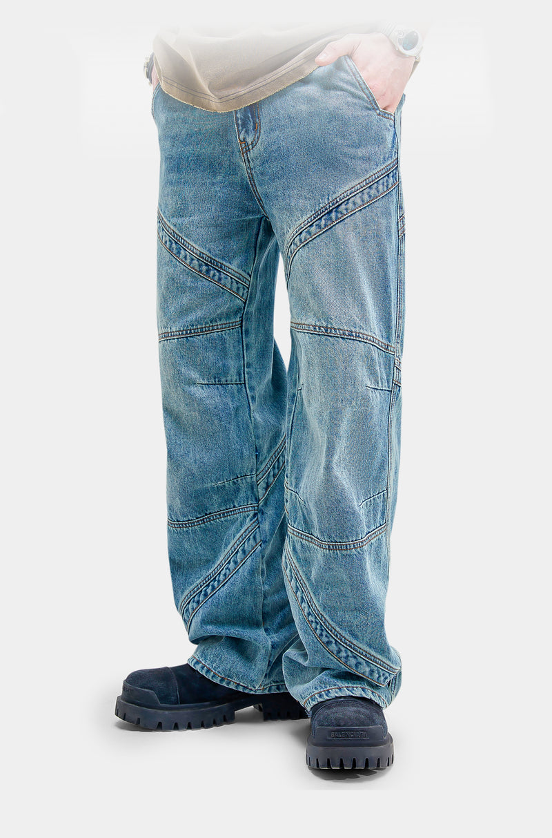 SS23 3D Embossed Washed Denim