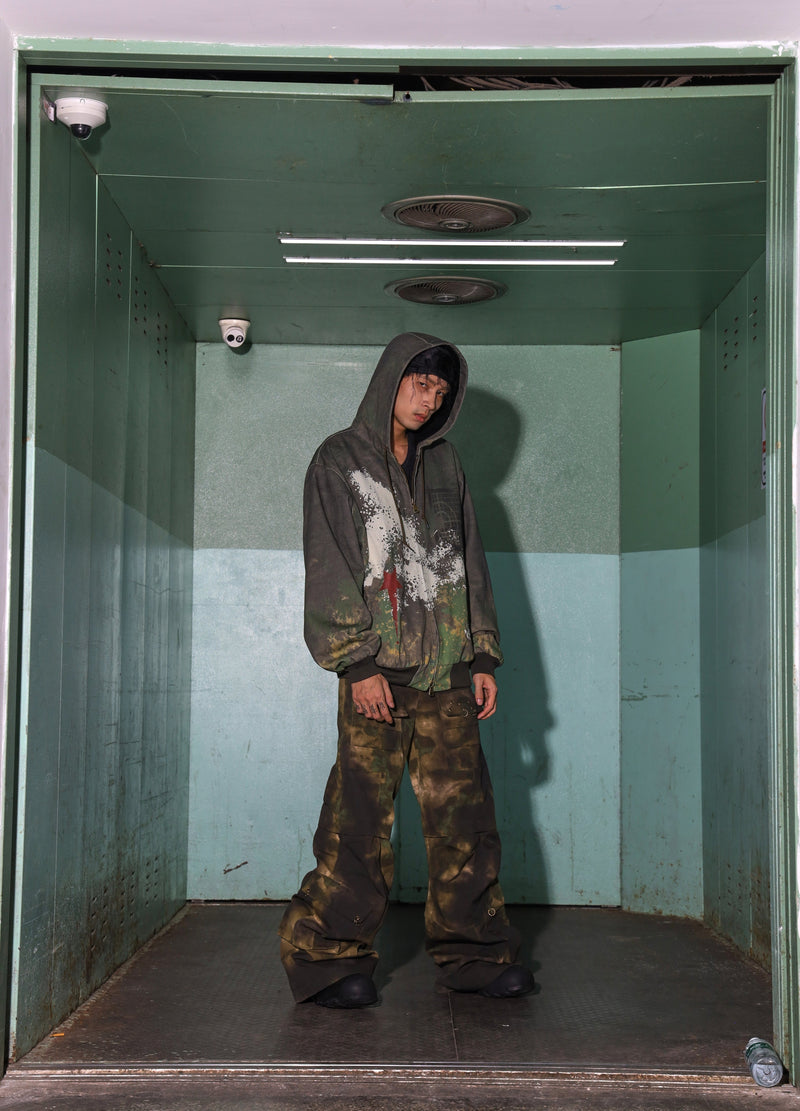 Wasteland Washout Camo Cargo Pants