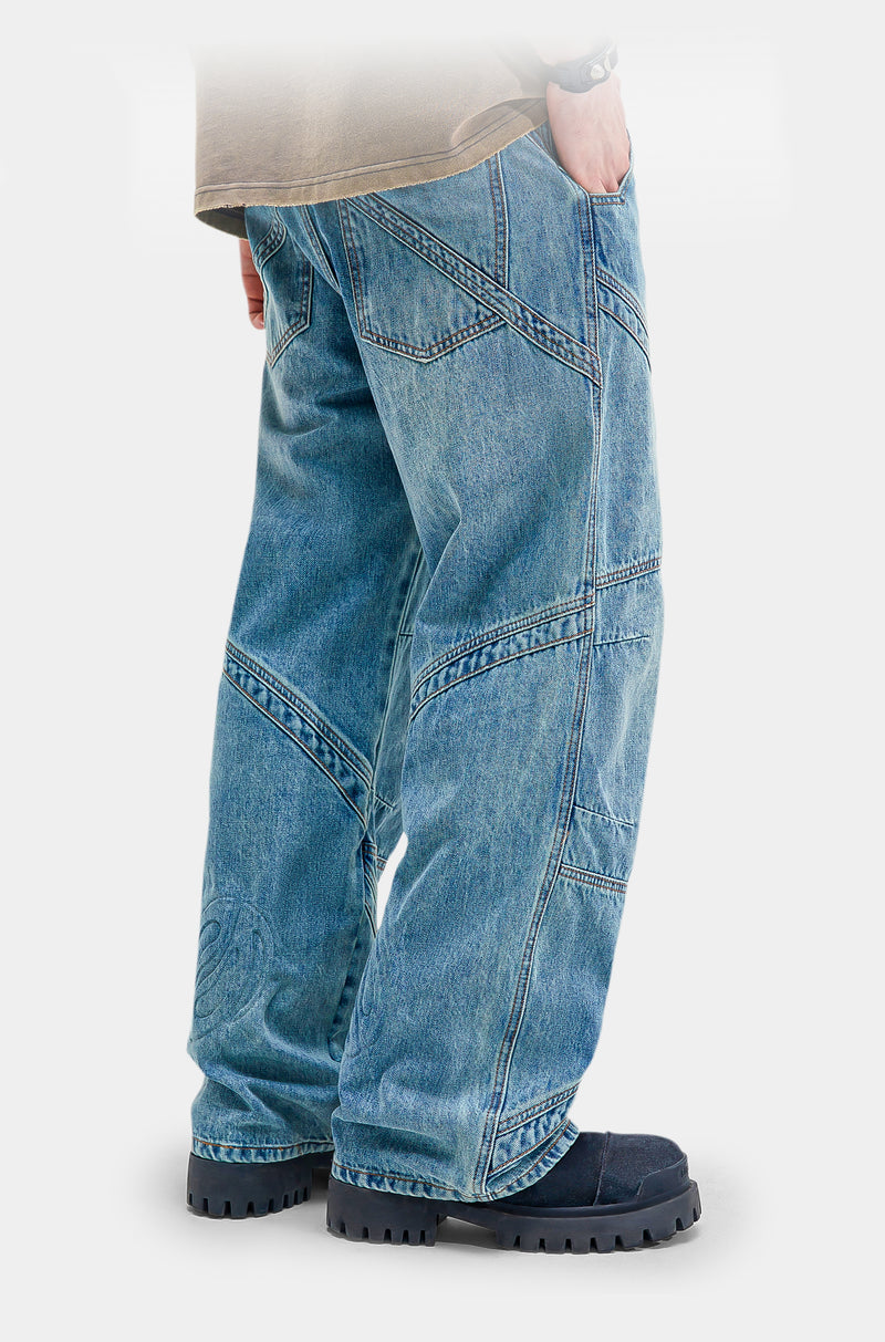 SS23 3D Embossed Washed Denim