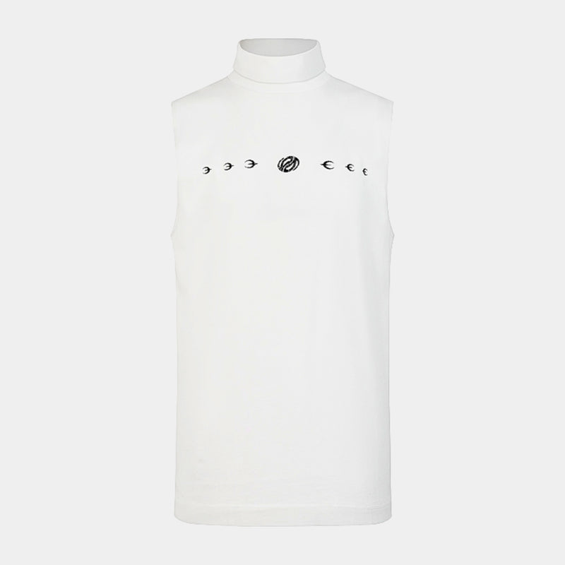 SS23 Offset Turtleneck Tank Top