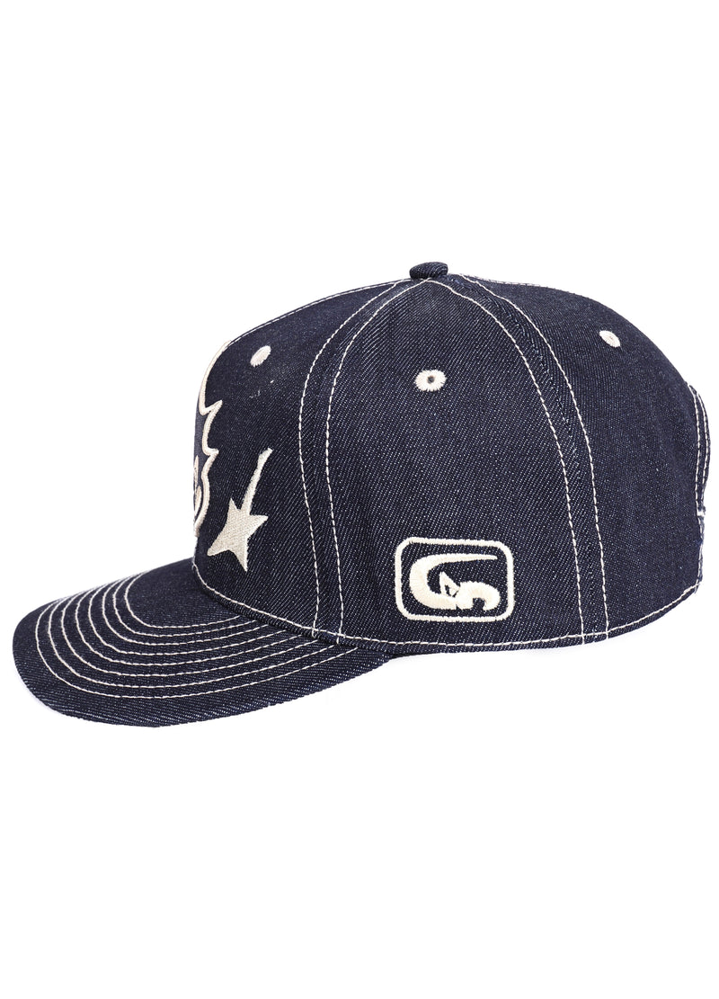 3D Embroidered Denim Baseball Cap