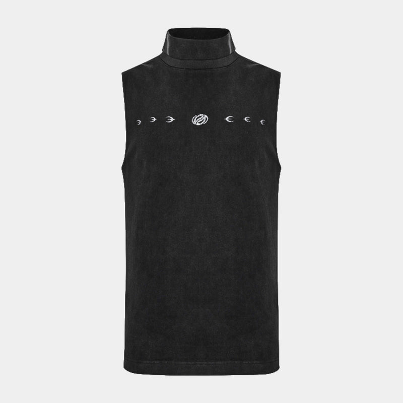 SS23 Offset Turtleneck Tank Top