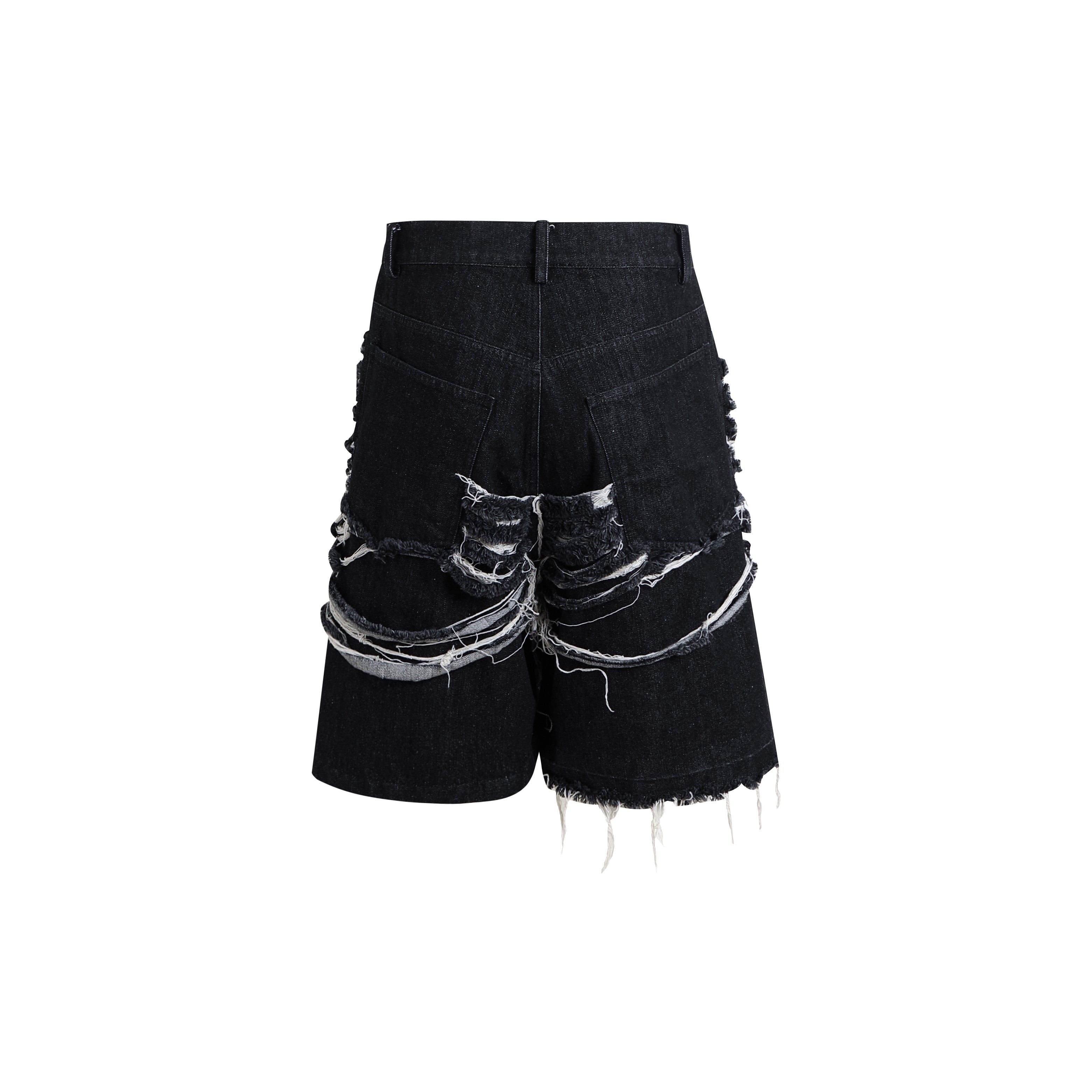 Anarchy Slash Denim Shorts