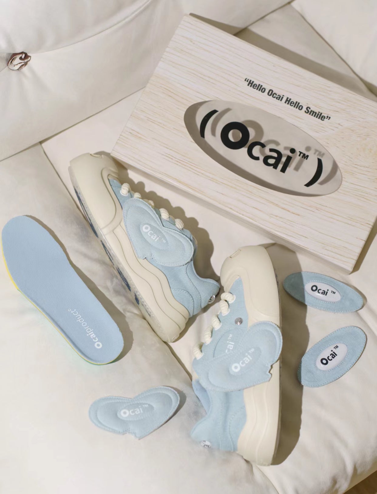 Smile Canvas Sneaker Seasalt Blue