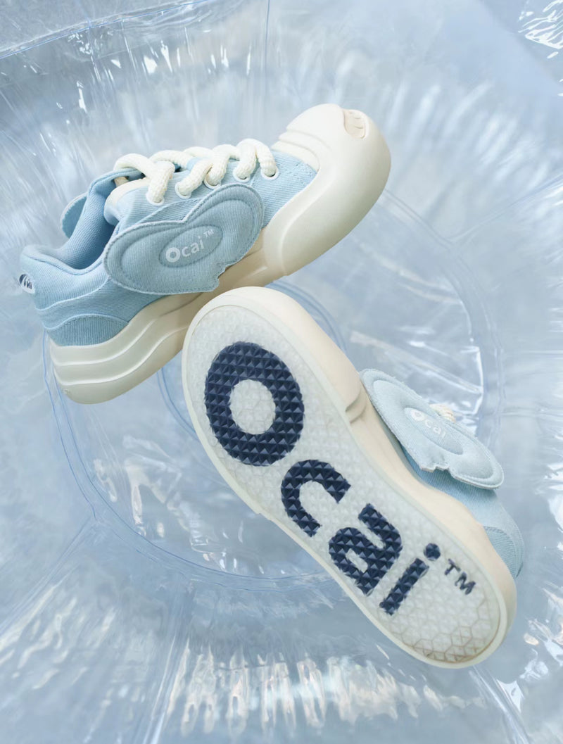 Smile Canvas Sneaker Seasalt Blue