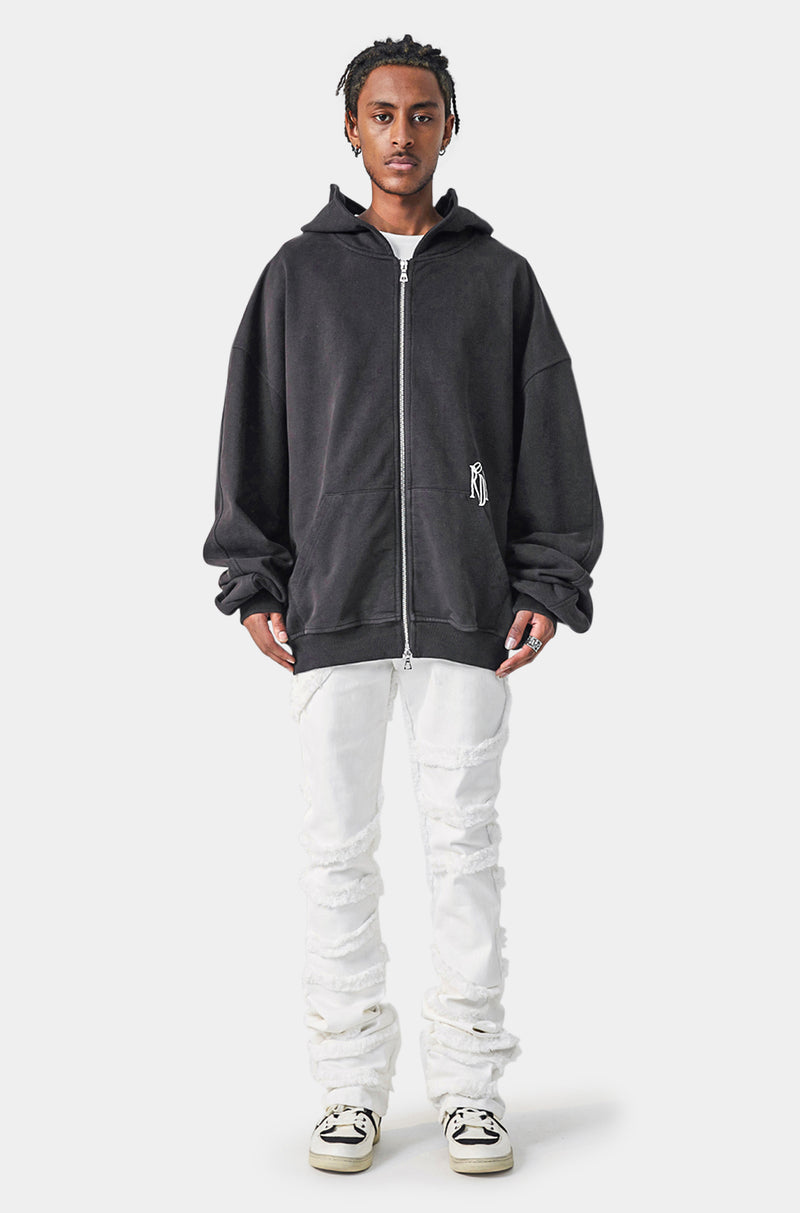 American Frontier Oversized Zip Hoodie