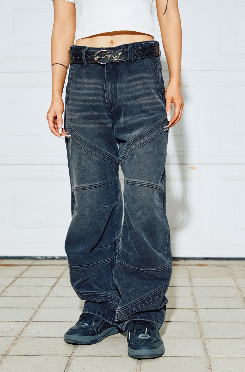 SS23 3D Embossed Washed Denim