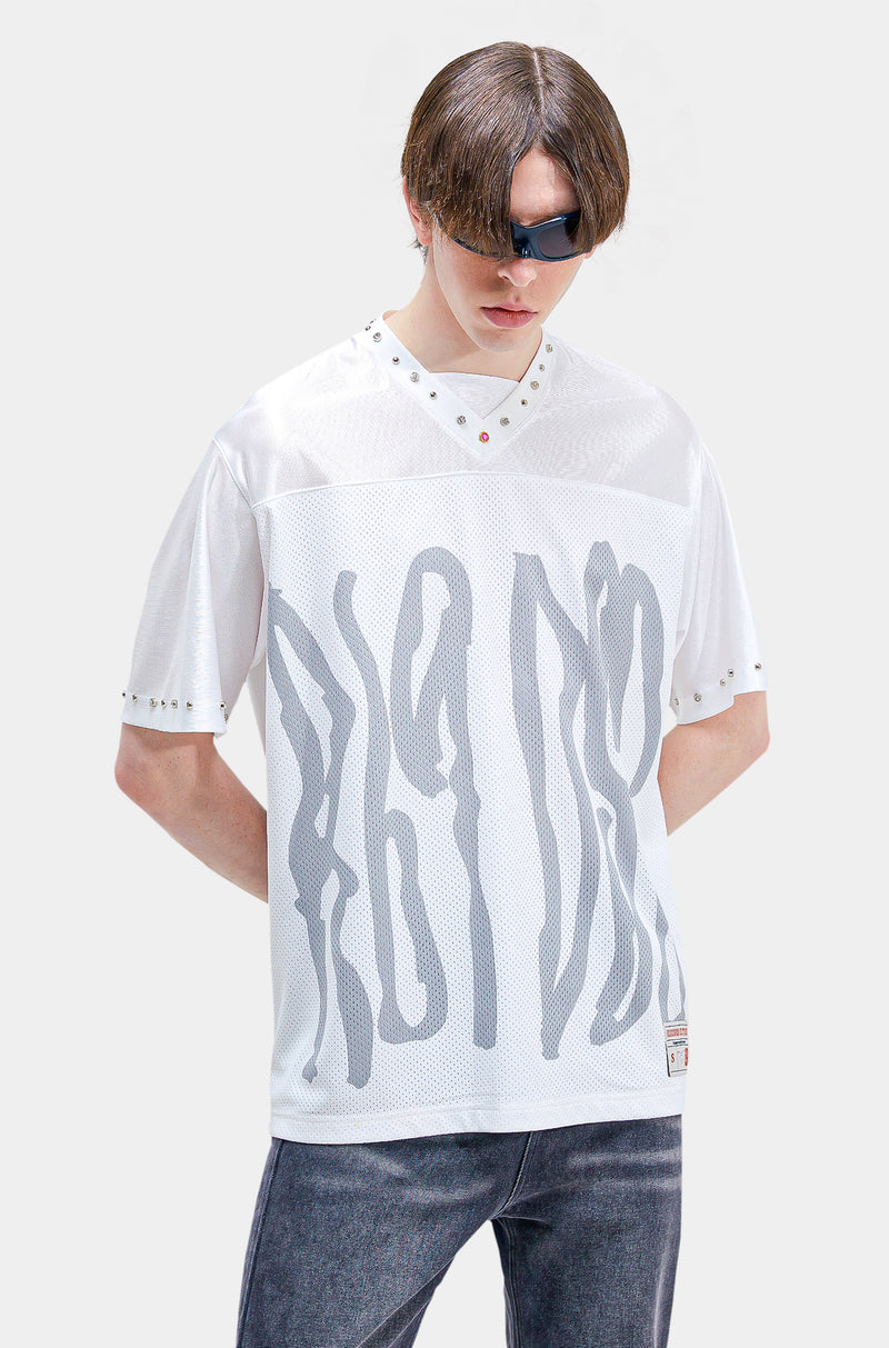 SS23 Graffiti Logo Jersey Short-Sleeve