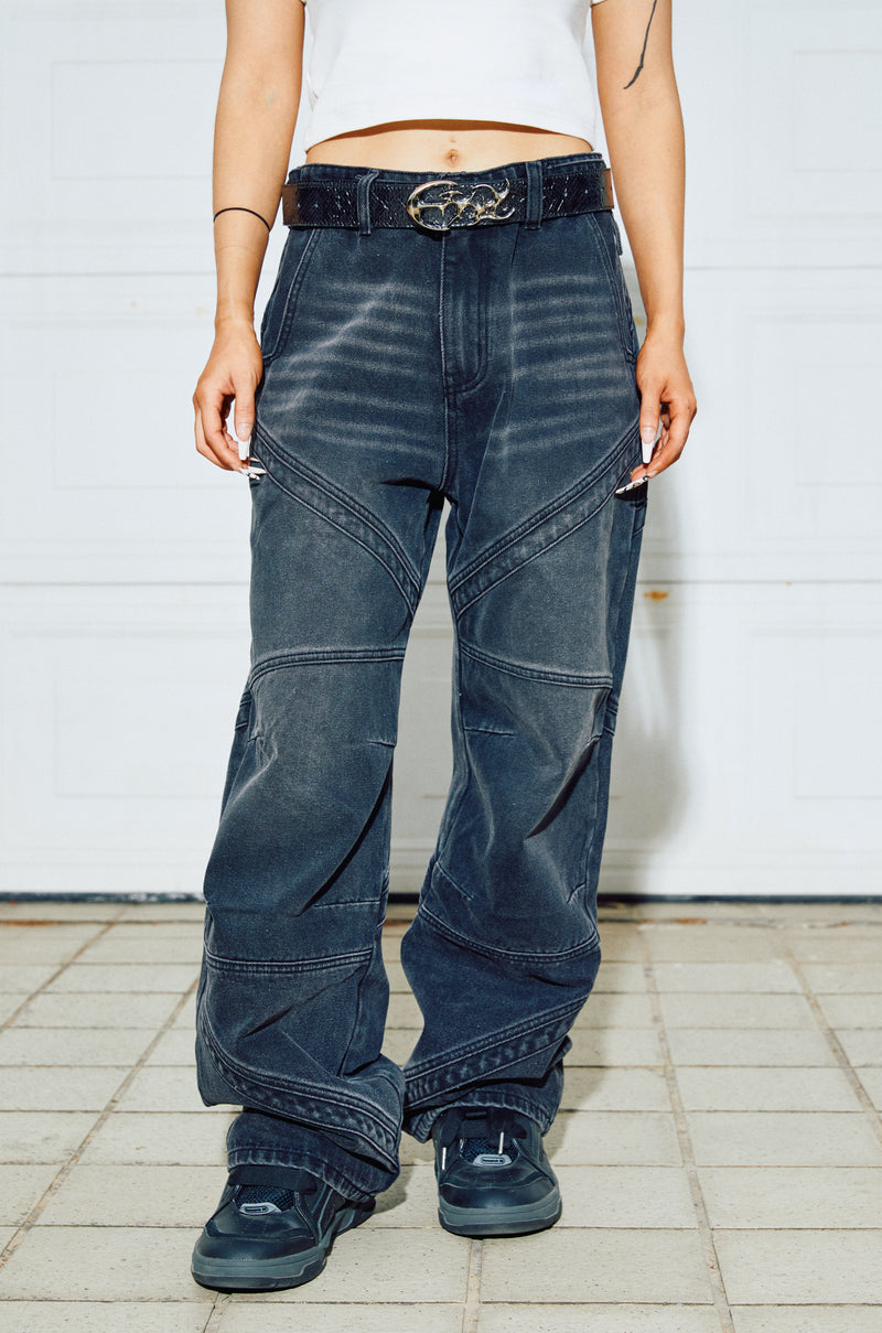 SS23 3D Embossed Washed Denim