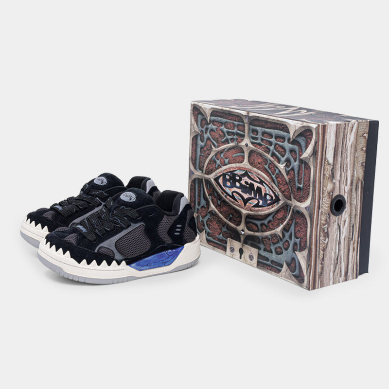 BBIMP Dinosaur Fossil Sneaker Black