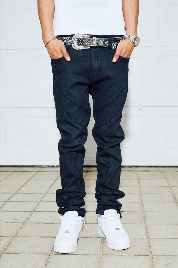 SS23 3-Dimensional Cut Slim Denim