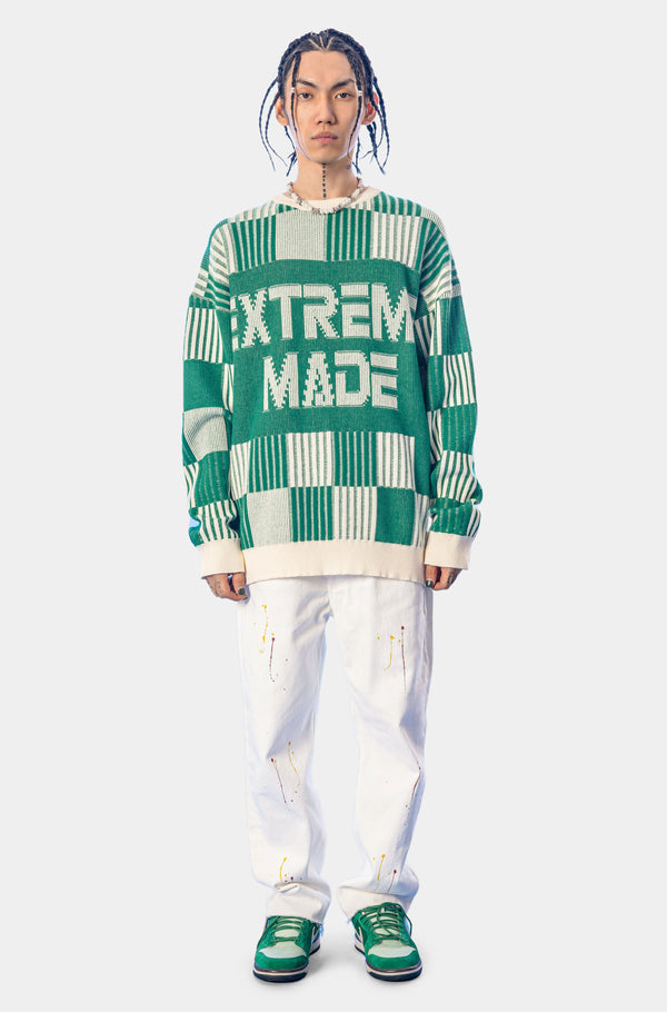 FW21 Retrofuturism Weave Knit Sweater