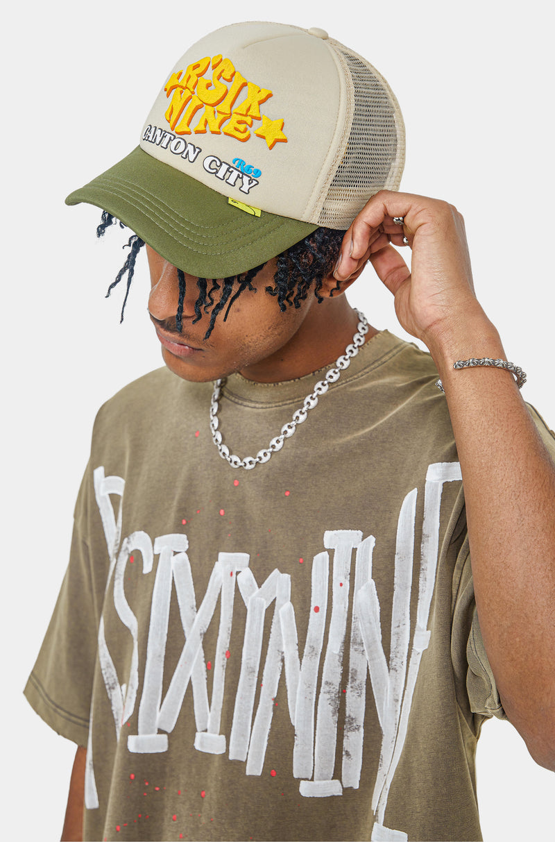 SS22 Washed Painted Logo Short-Sleeve