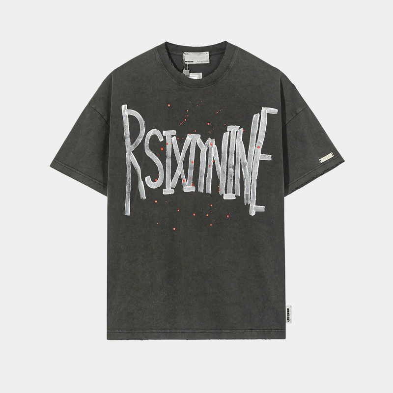 SS22 Washed Painted Logo Short-Sleeve