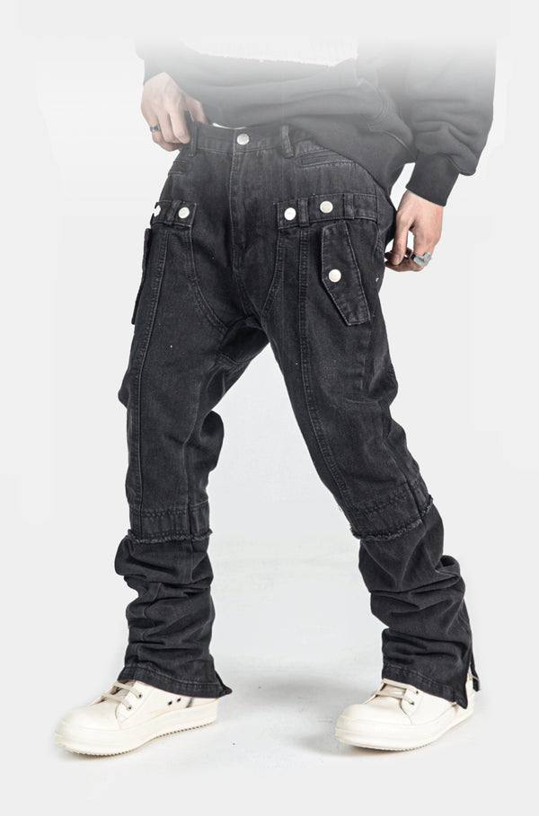 Independent Load Shear Multi-Patch Denim