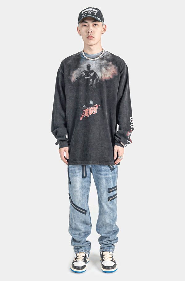 Washed Rebellion Heavy Long-sleeve