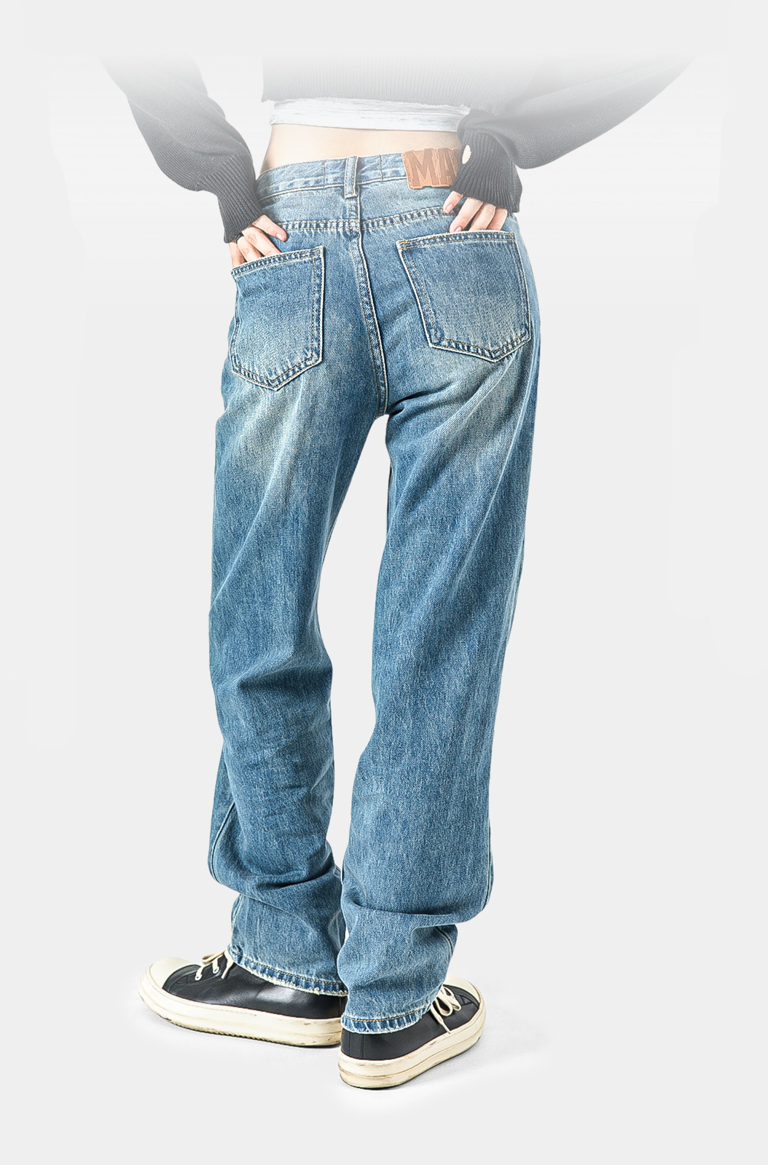 American water color jeans