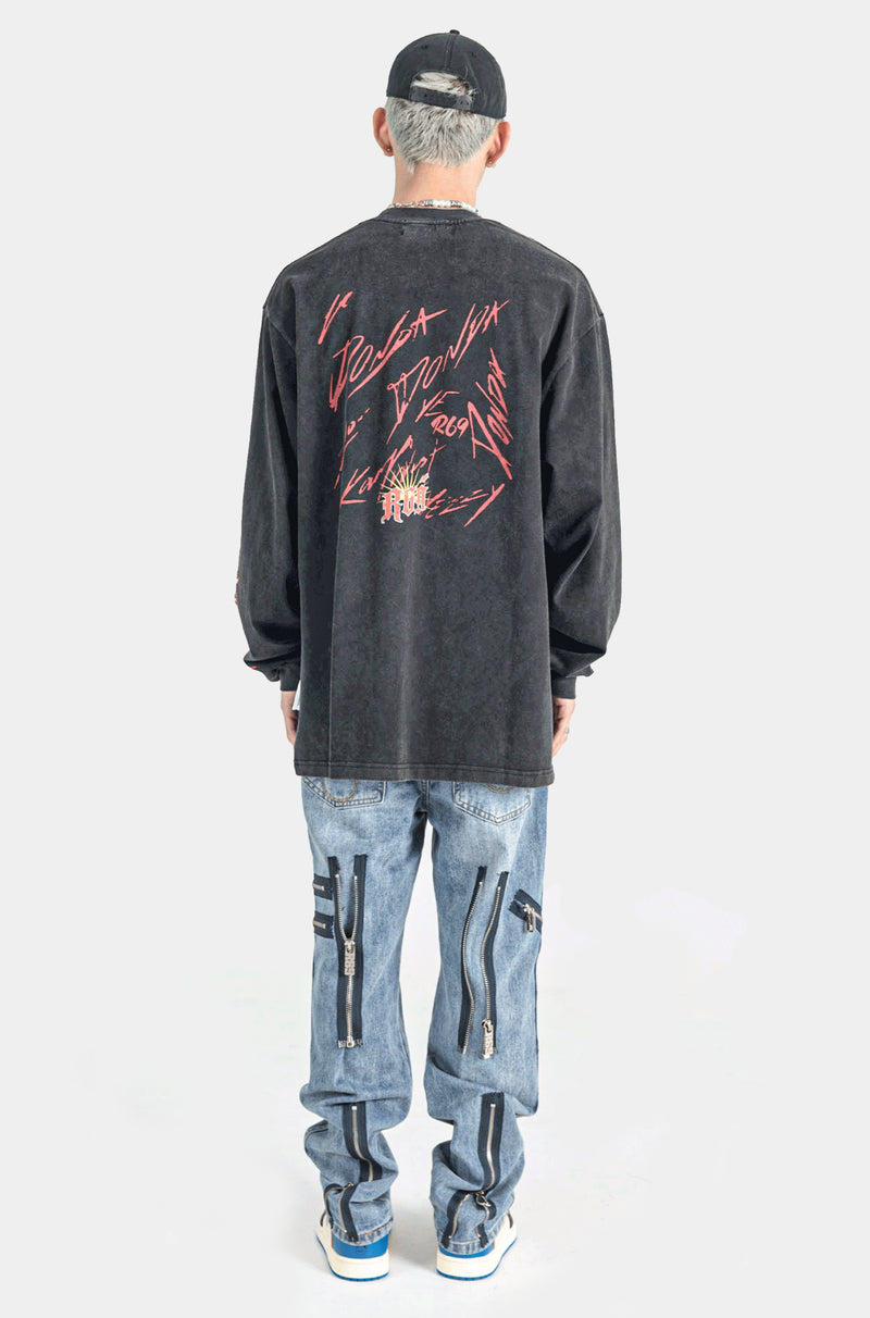 Washed Rebellion Heavy Long-sleeve