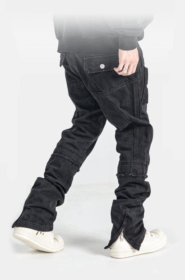 Independent Load Shear Multi-Patch Denim