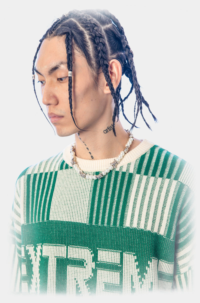 FW21 Retrofuturism Weave Knit Sweater