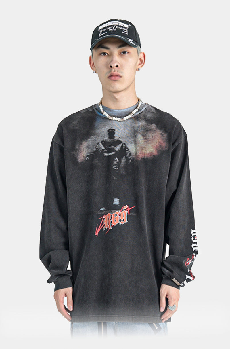 Washed Rebellion Heavy Long-sleeve