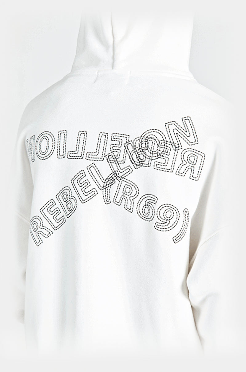 Rebellion Embroidery Hoodie