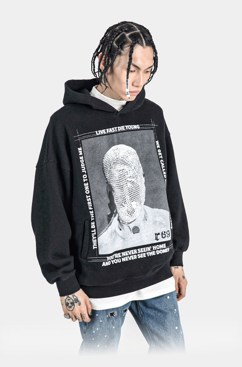 Rebellion Embroidery Hoodie