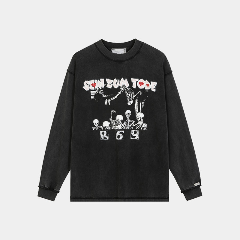 Bone Punkstart Heavy Long-sleeve