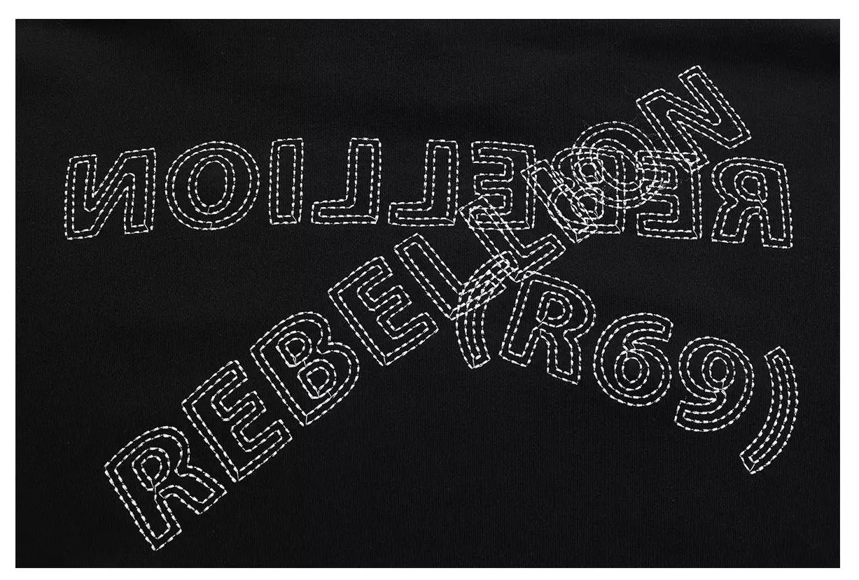 Rebellion Embroidery Hoodie